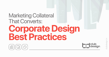 Corporate design services for marketing collateral, including flyer design, brochure creation, and business profile branding